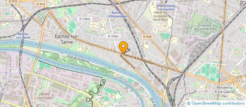 localisation de l'entreprise BRASSERIE DU MARCHE à EPINAY-SUR-SEINE
