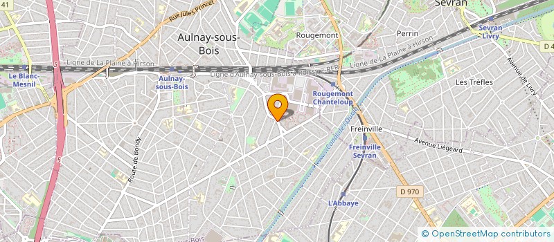 localisation de l'entreprise BRASSERIE DU MARCHE à AULNAY-SOUS-BOIS