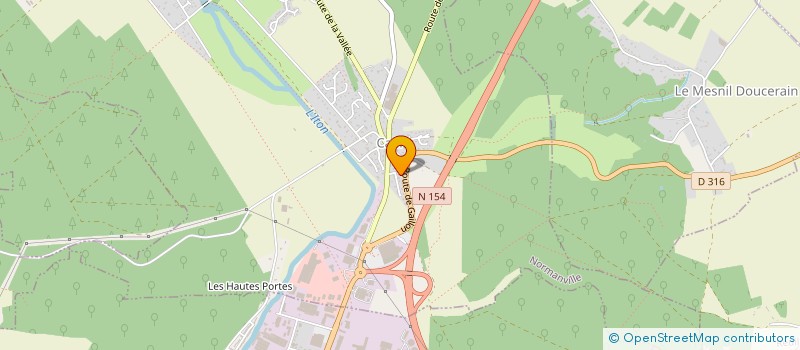 localisation de l'entreprise BRASSERIE DU MIDI  NORMANVILLE