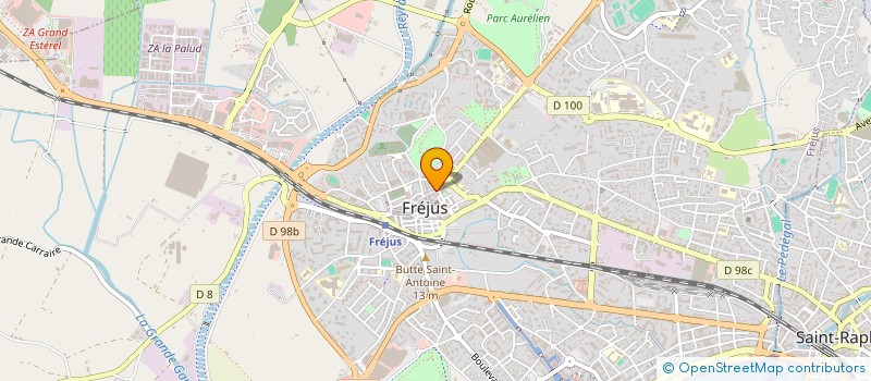 localisation de l'entreprise BRASSERIE DU PALAIS à FREJUS
