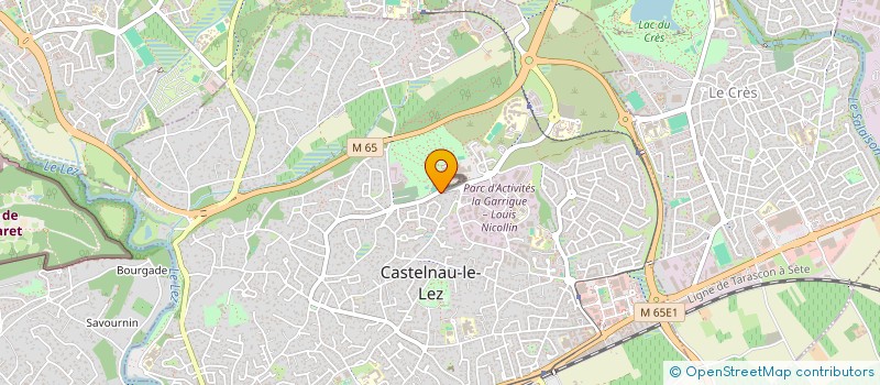 localisation de l'entreprise BRASSERIE DU PALAIS DES SPORTS  CASTELNAU-LE-LEZ