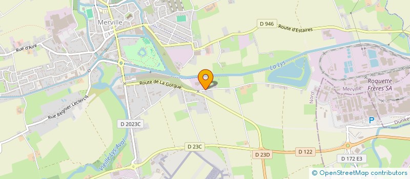 localisation de l'entreprise BRASSERIE DU PAYS FLAMAND à MERVILLE