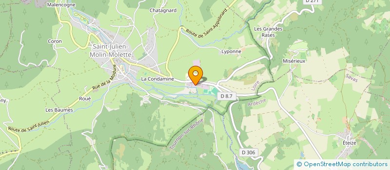 localisation de l'entreprise BRASSERIE DU PILAT à SAINT-JULIEN-MOLIN-MOLETTE
