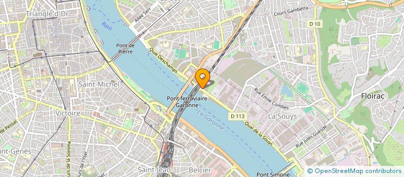 localisation de l'entreprise BRASSERIE DU PONT SAINT JEAN à BORDEAUX