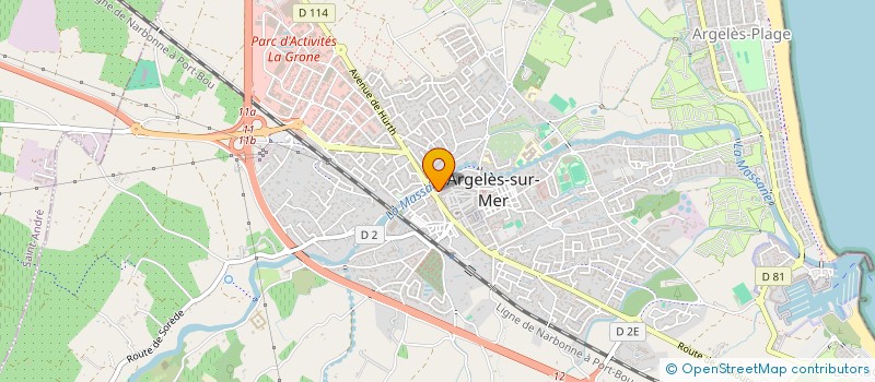 localisation de l'entreprise BRASSERIE DU PORT à ARGELES-SUR-MER