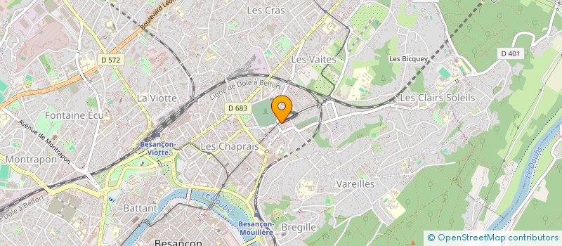 localisation de l'entreprise BRASSERIE DU ROND POINT à BESANCON