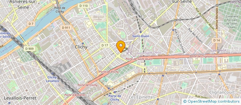 localisation de l'entreprise BRASSERIE DU SOLEIL CAFE     5 à CLICHY