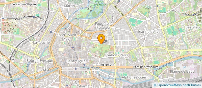 localisation de l'entreprise BRASSERIE DU THABOR à RENNES