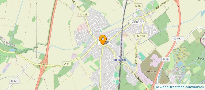 localisation de l'entreprise BRASSERIE DU VALLON  BOLLWILLER