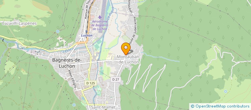 localisation de l'entreprise BRASSERIE DU VENASQUE à MONTAUBAN-DE-LUCHON