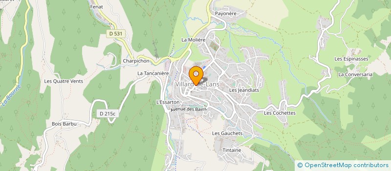 localisation de l'entreprise BRASSERIE DUCASTAING  VILLARD-DE-LANS