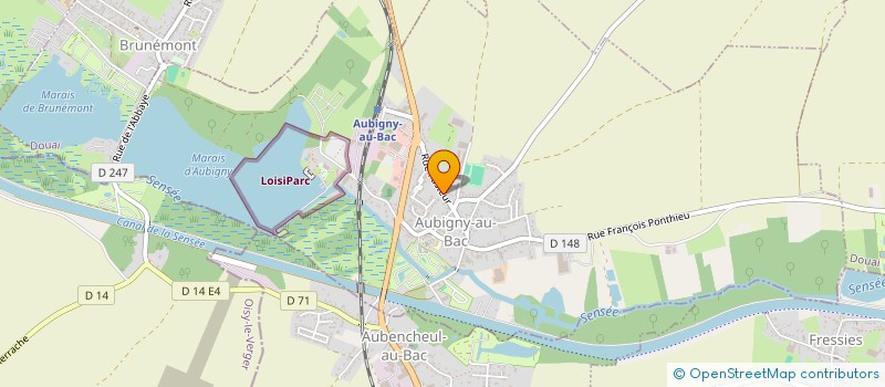 localisation de l'entreprise BRASSERIE DUCHAUX & DEZANDRE à AUBIGNY-AU-BAC
