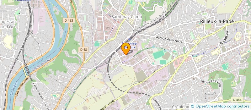 localisation de l'entreprise BRASSERIE DULION - LYON à RILLIEUX-LA-PAPE