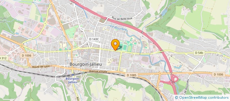 localisation de l'entreprise BRASSERIE ESPRIT XV  BOURGOIN-JALLIEU