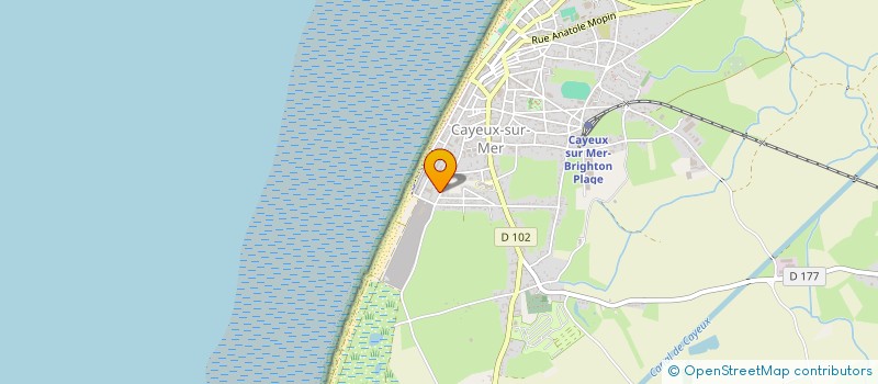 localisation de l'entreprise BRASSERIE FERNAND à CAYEUX-SUR-MER