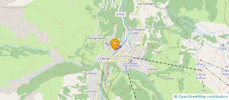 localisation de l'entreprise BRASSERIE GALIBIER à VALLOIRE