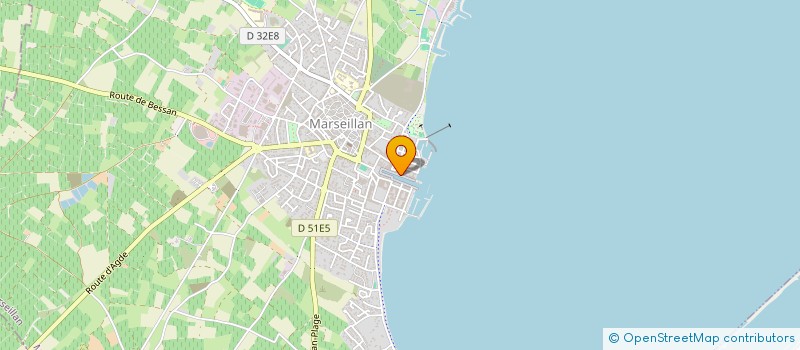 localisation de l'entreprise BRASSERIE GALINETTE à MARSEILLAN