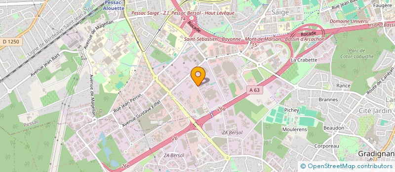 localisation de l'entreprise BRASSERIE GASCONHA à PESSAC