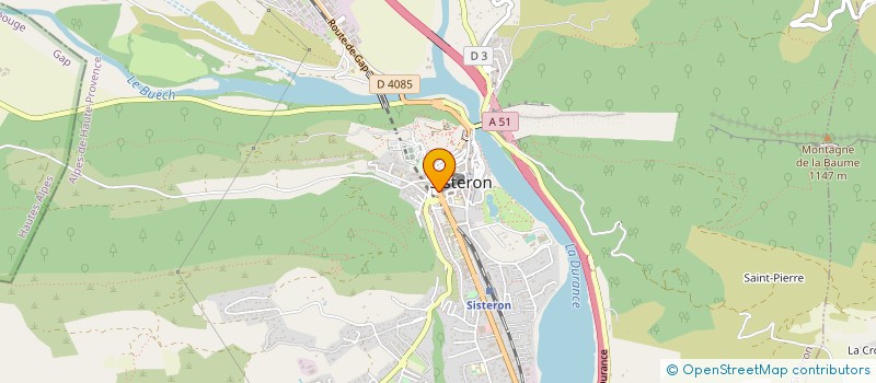 localisation de l'entreprise BRASSERIE HENRI à SISTERON