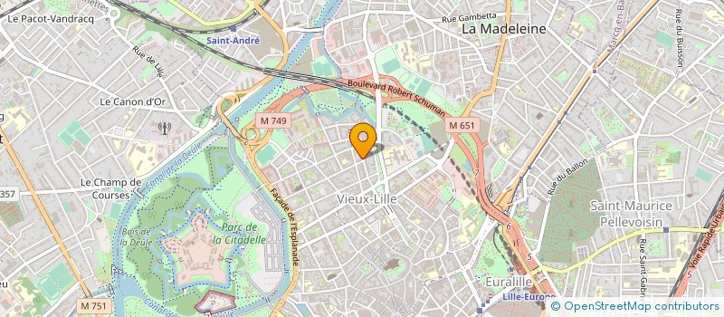 localisation de l'entreprise BRASSERIE HIRONDELLE à LILLE