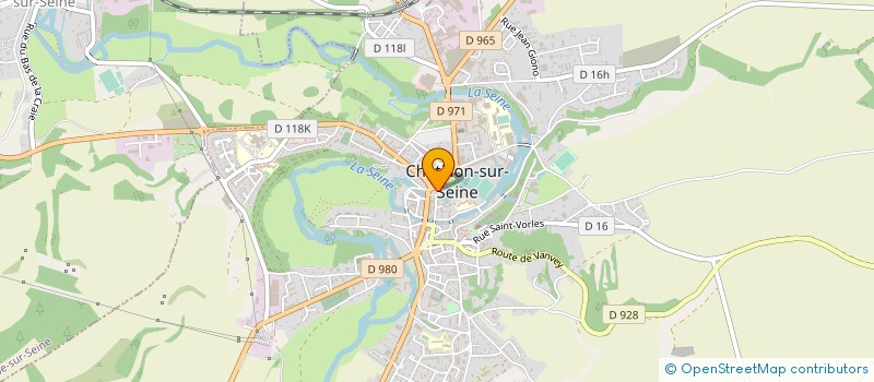 localisation de l'entreprise BRASSERIE HOTEL RESTAURANT EUROPA à CHATILLON-SUR-SEINE