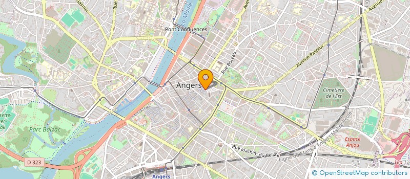 localisation de l'entreprise BRASSERIE IMBACH à ANGERS
