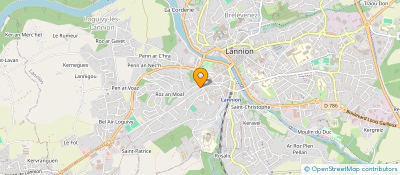 localisation de l'entreprise BRASSERIE KERAMPONT à LANNION