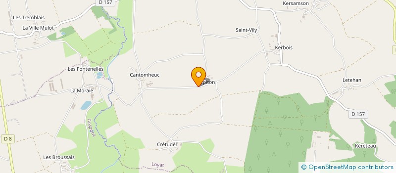 localisation de l'entreprise BRASSERIE KERPITON  LOYAT