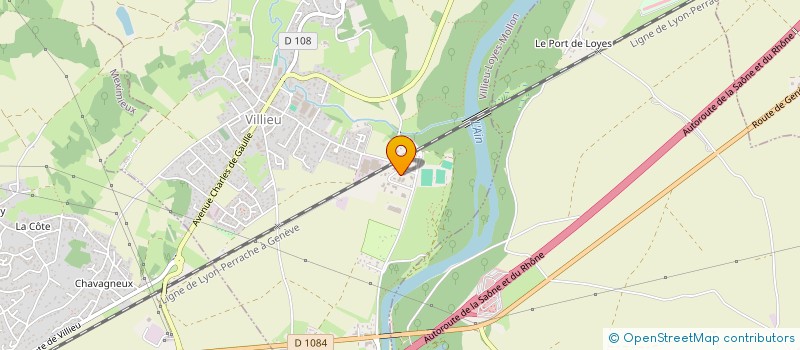 localisation de l'entreprise BRASSERIE L'AIN PRESSION  VILLIEU-LOYES-MOLLON