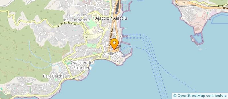 localisation de l'entreprise BRASSERIE L'ATYPIK  AJACCIO