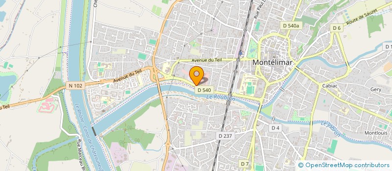 localisation de l'entreprise BRASSERIE L'ETNA à MONTELIMAR