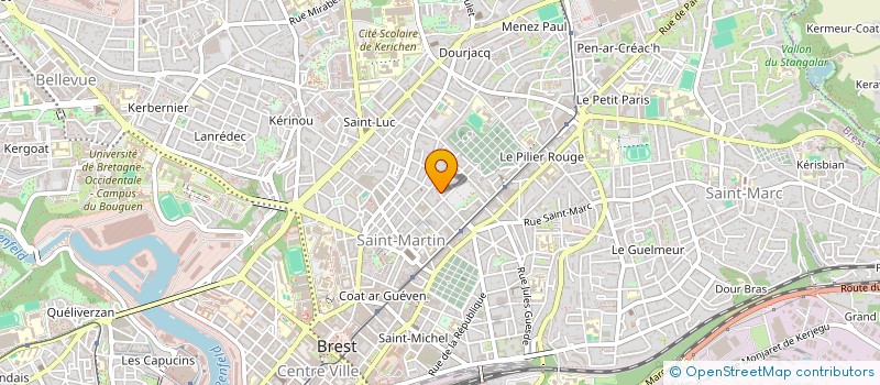 localisation de l'entreprise BRASSERIE L'URBAINE à BREST