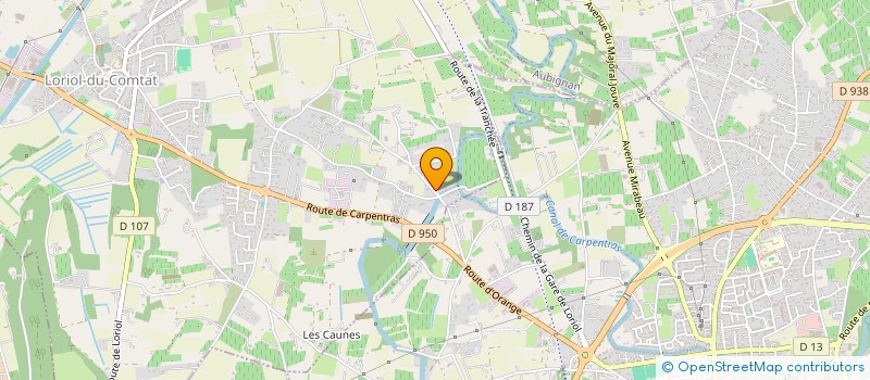 localisation de l'entreprise BRASSERIE LA BENOUZ  LORIOL-DU-COMTAT