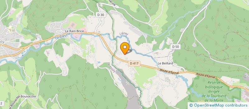 localisation de l'entreprise BRASSERIE LA BONLOHI à GERARDMER