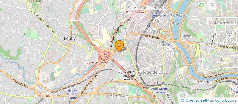 localisation de l'entreprise BRASSERIE LA DEGAINE à LYON