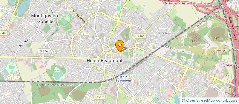 localisation de l'entreprise BRASSERIE LA FLIBUSTIERE à HENIN-BEAUMONT