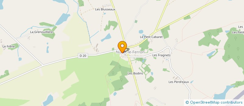localisation de l'entreprise BRASSERIE LA PALISSE à NURET-LE-FERRON