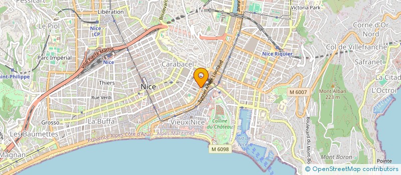 localisation de l'entreprise BRASSERIE LA TEAM à NICE