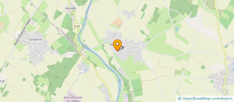 localisation de l'entreprise BRASSERIE LA THOUARSAISE à SAINTE-VERGE