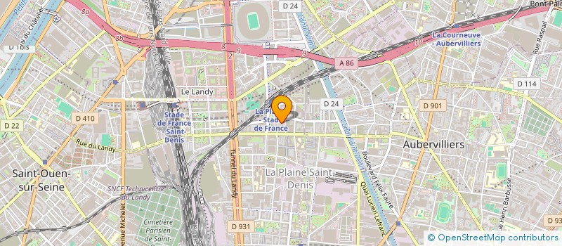 localisation de l'entreprise BRASSERIE LAFAYETTE  SAINT-DENIS