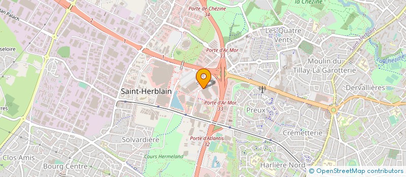 localisation de l'entreprise BRASSERIE LAKAZE  SAINT-HERBLAIN