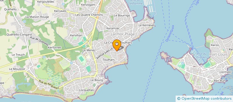 localisation de l'entreprise BRASSERIE LARMORIENNE  LARMOR-PLAGE