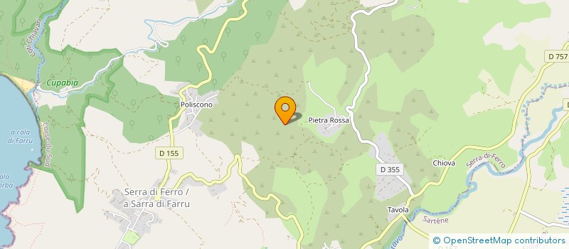 localisation de l'entreprise BRASSERIE LE 20140  SERRA-DI-FERRO