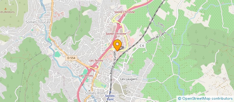 localisation de l'entreprise BRASSERIE LE 343  SOLLIES-PONT