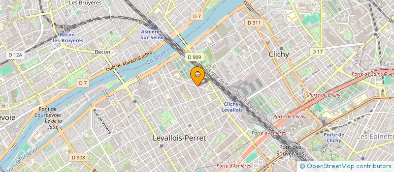 localisation de l'entreprise BRASSERIE LE BACCHUS à LEVALLOIS-PERRET