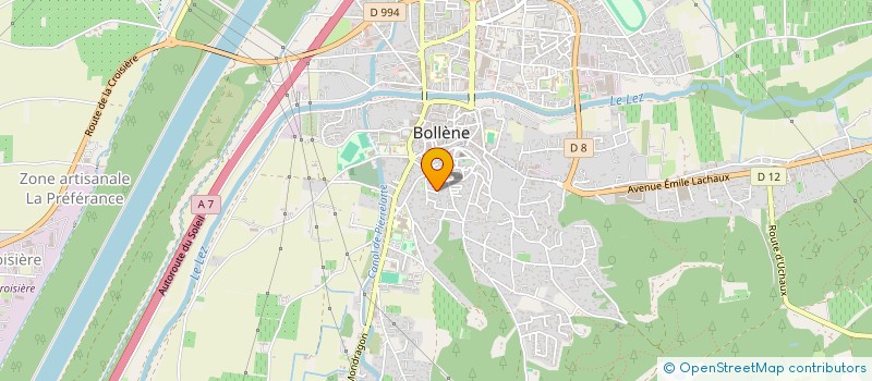 localisation de l'entreprise BRASSERIE LE CAPRICE  BOLLENE