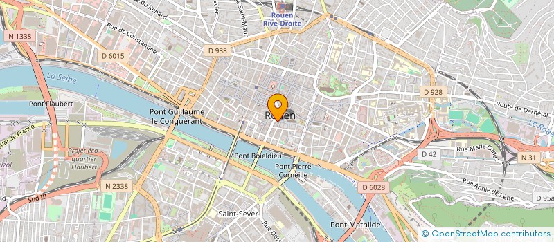 localisation de l'entreprise BRASSERIE LE CENTRE  ROUEN