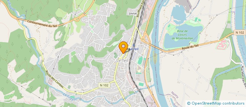 localisation de l'entreprise BRASSERIE LE DUFF à LE TEIL