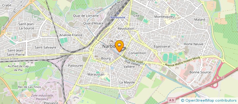 localisation de l'entreprise BRASSERIE LE FRANCE à NARBONNE