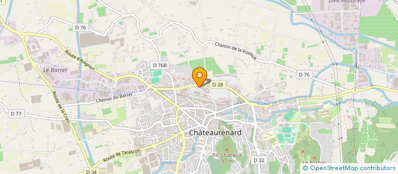 localisation de l'entreprise BRASSERIE LE GALLIA CLUB  CHATEAURENARD